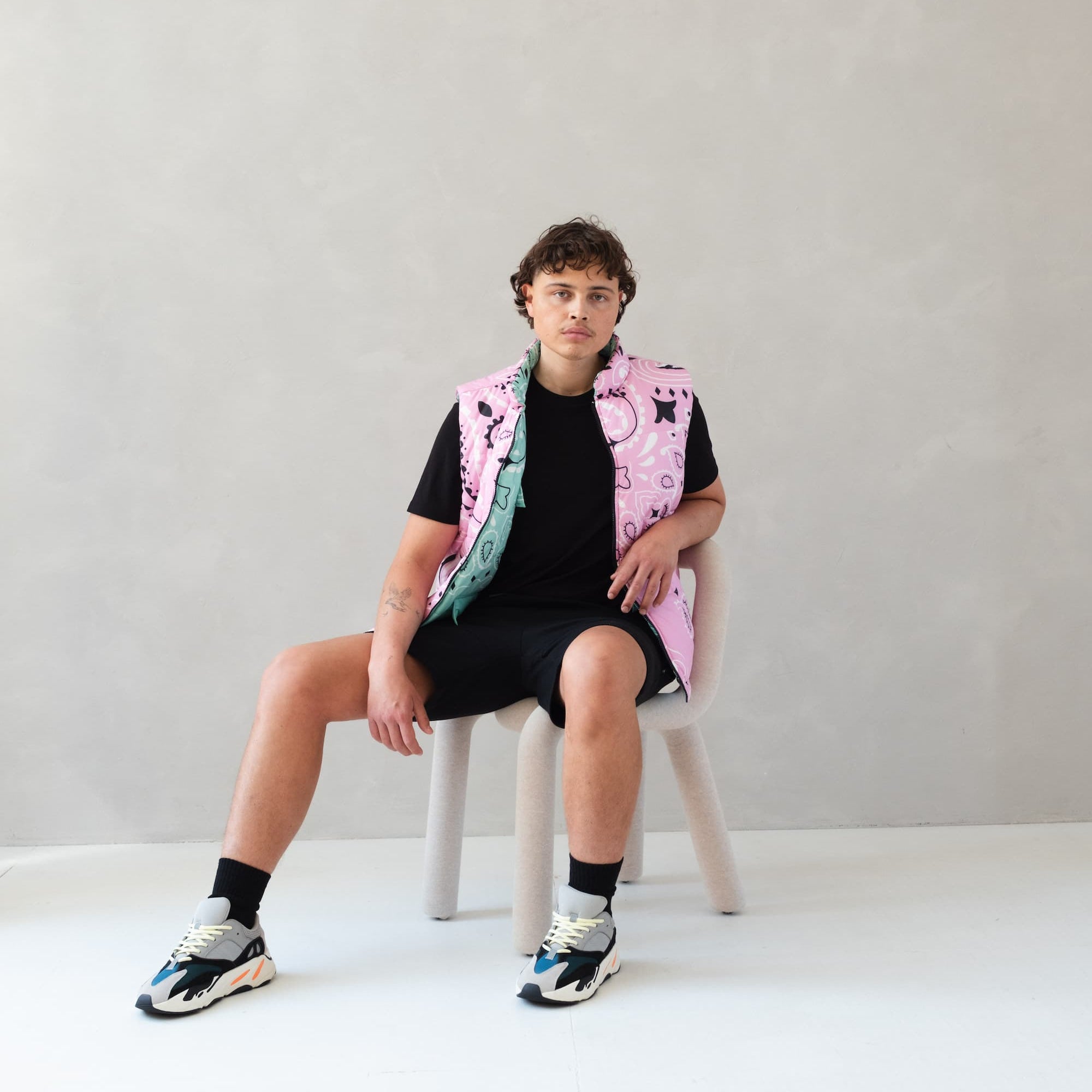 Streetwear bodywarmer roze
